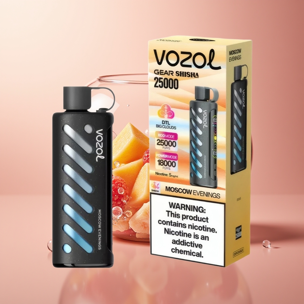 Moscow EveningsVOZOL Gear Shisha 25000 Puffs Dual Mesh