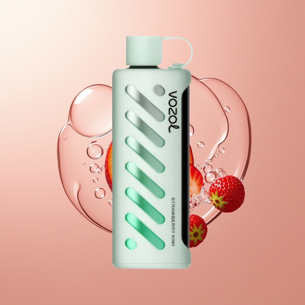 Strawberry KiwiVOZOL Gear Shisha 25000 Puffs Dual Mesh