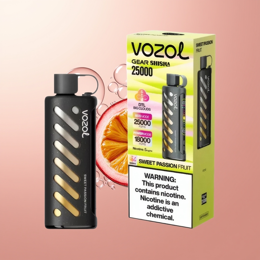Sweet Passion FruitVOZOL Gear Shisha 25000 Puffs Dual Mesh