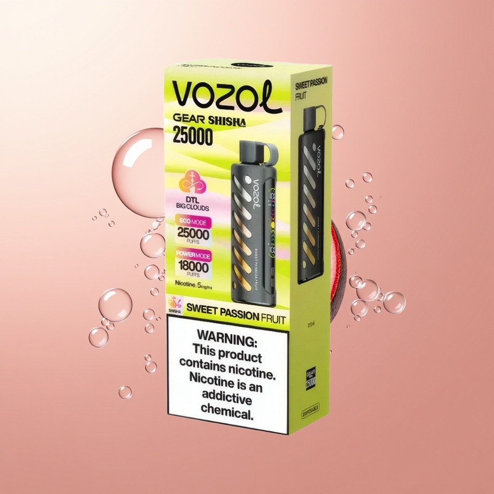 Sweet Passion FruitVOZOL Gear Shisha 25000 Puffs Dual Mesh