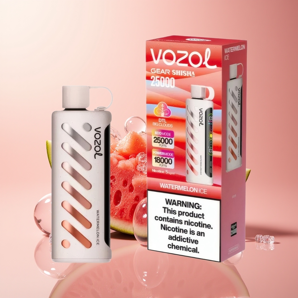 Watermelon IceVOZOL Gear Shisha 25000 Puffs Dual Mesh