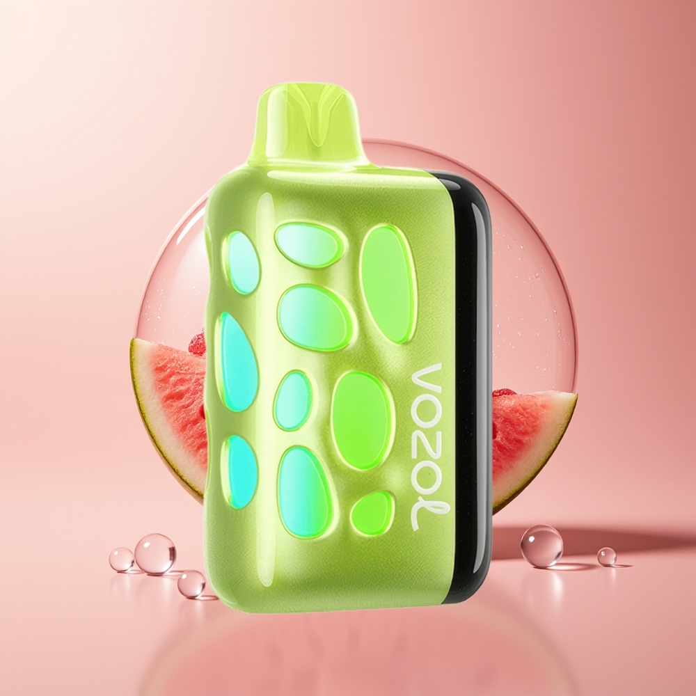 Watermelon Bubblegum VOZOL RAVE 40000 Disposable 270° Vibrant Glow Vape