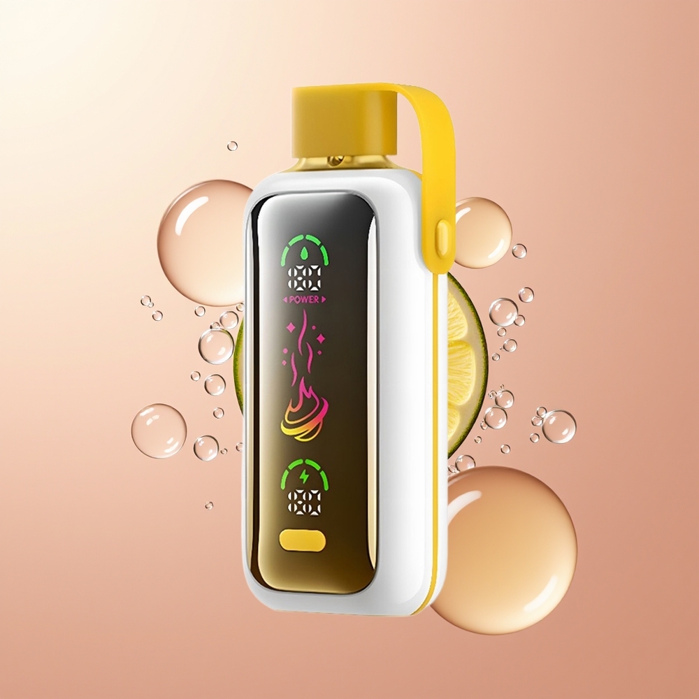 Lemon Lime VOZOL Star 20000 Puffs Mirror Screen