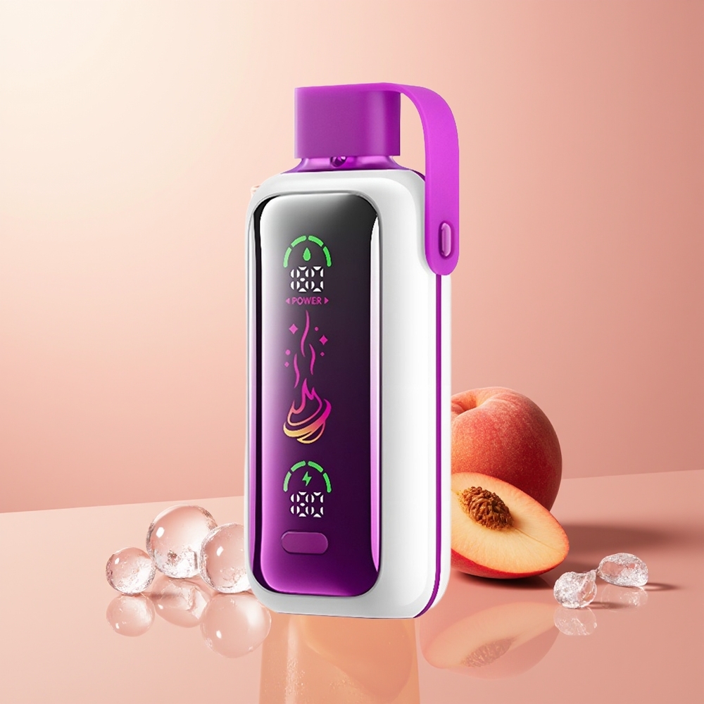 Peach Ice VOZOL Star 20000 Puffs Dual Mesh