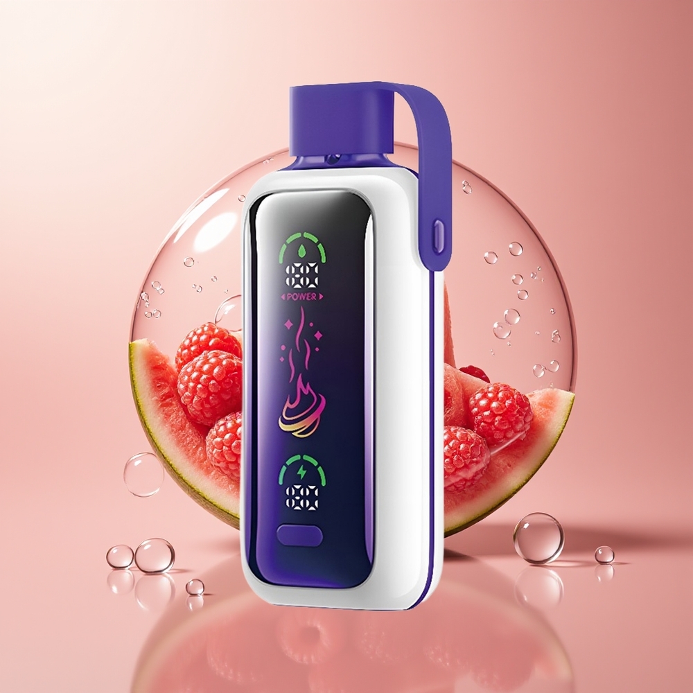 Raspberry Watermelon VOZOL Star 20000 Puffs Dual Mesh