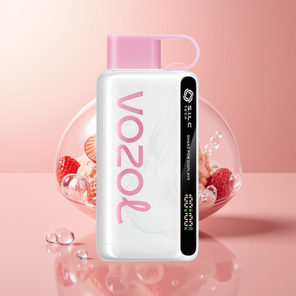 Strawberry Ice Cream VOZOL STAR 9000/12000 Puffs S.i.L.C TECH