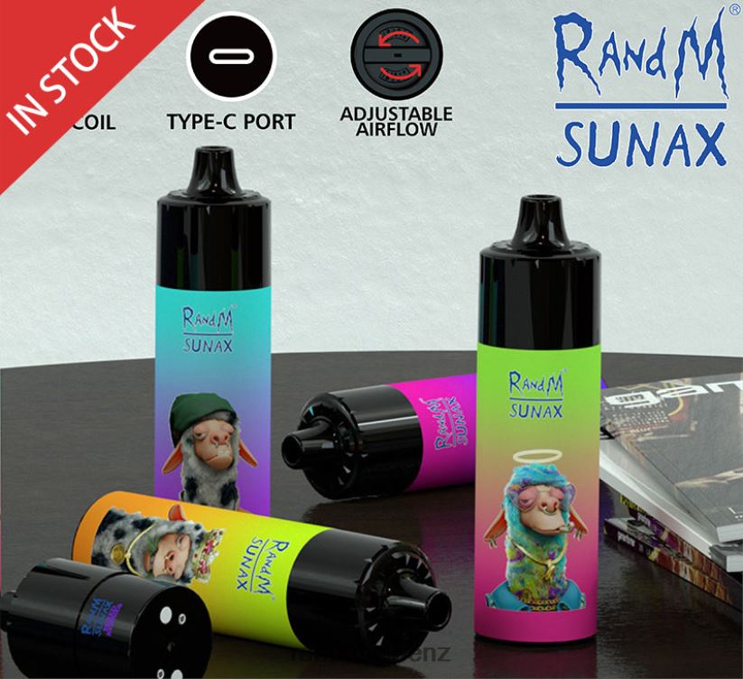 R And M Vape NZ - RandM Sunax 21000 Airflow Control Pod Replaceable Vape Device 1Pc Stawberry Watermelon 60664B271