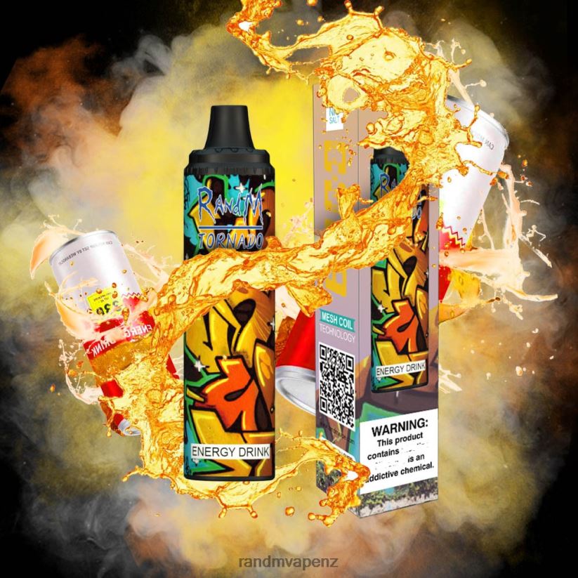 RandM Vape Flavours - RandM Tornado 6000 Airflow Control Vape Pod Device 1Pc Energy Drink 60664B283
