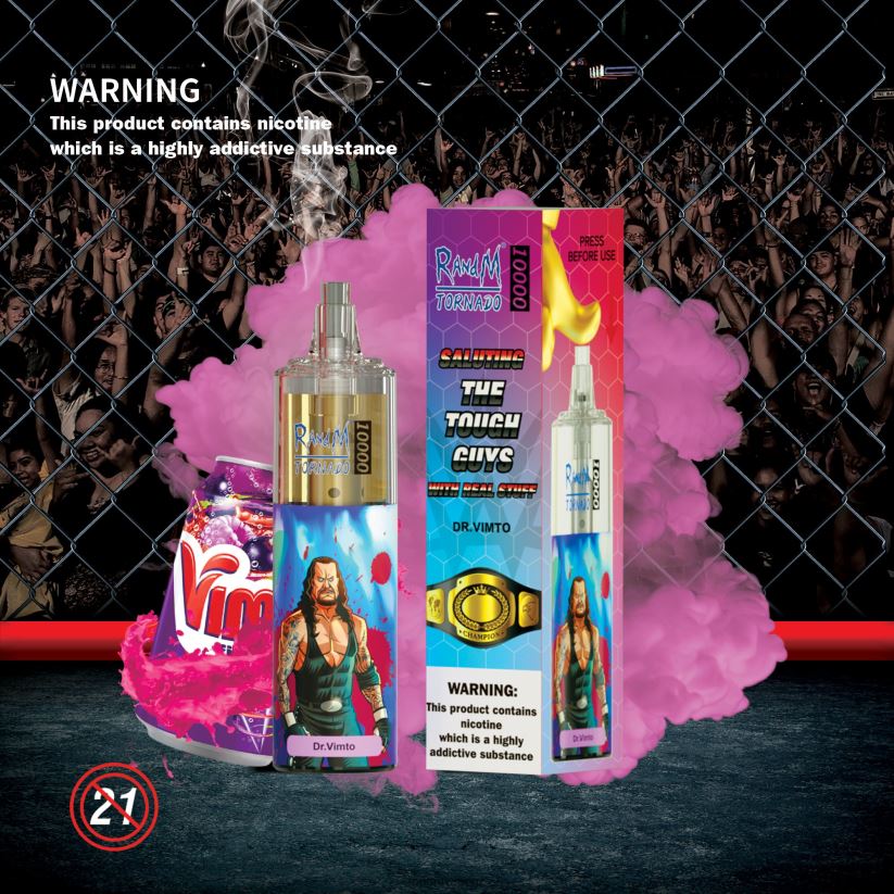 R And M Vape NZ - RandM Tornado 10000 Airflow Control Vape Device 1Pc Tropical Delight 60664B111
