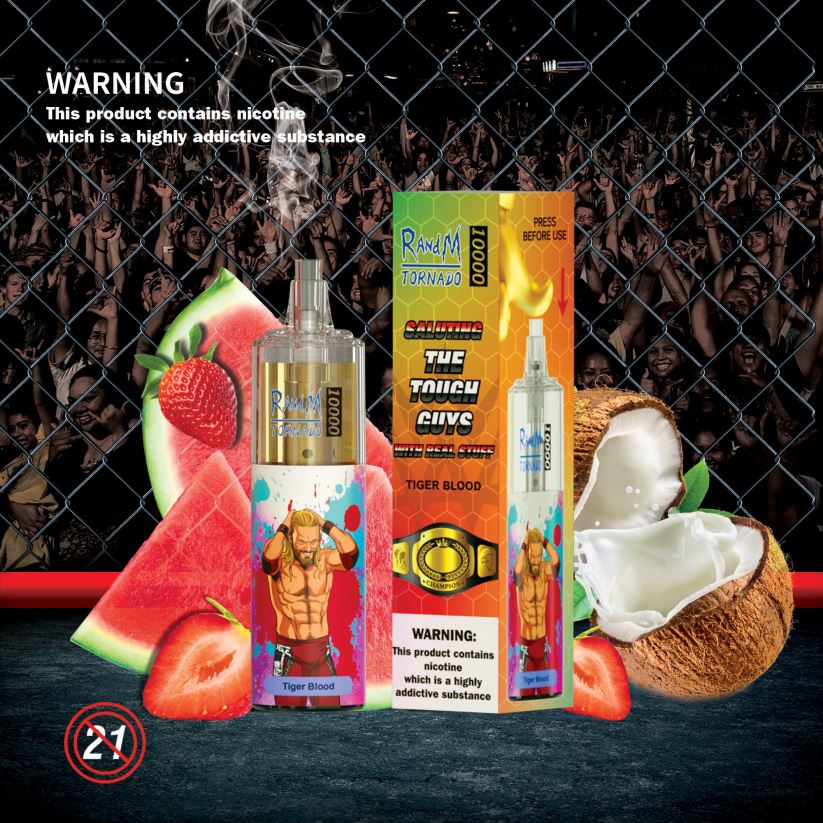 R And M Vape NZ - RandM Tornado 10000 Airflow Control Vape Device 1Pc Tropical Delight 60664B111