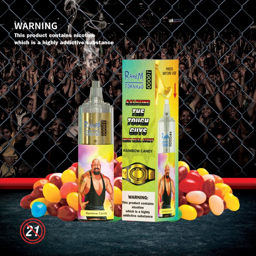 R And M Vape NZ - RandM Tornado 10000 Airflow Control Vape Device 1Pc Tropical Delight 60664B111