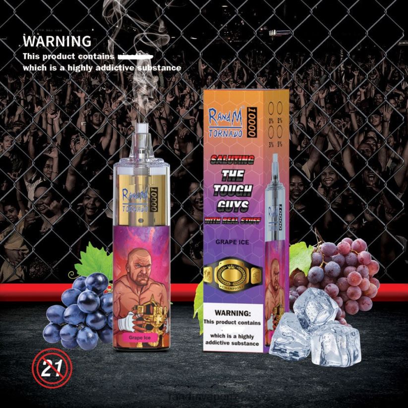 R And M Vape NZ - RandM Tornado 10000 Airflow Control Vape Device 1Pc Tropical Delight 60664B111