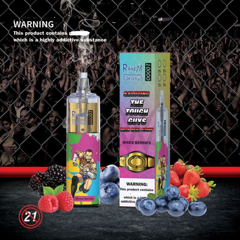 R And M Vape NZ - RandM Tornado 10000 Airflow Control Vape Device 1Pc Tropical Delight 60664B111