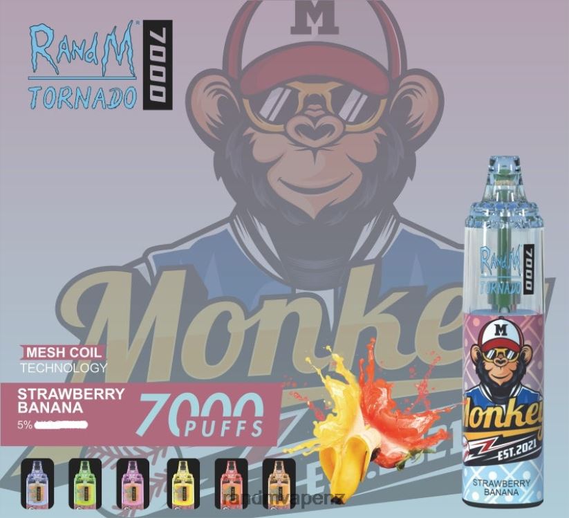 R And M Vape NZ - RandM Tornado 7000 Airflow Control Vape Device 1Pc Cotton Candy 60664B181