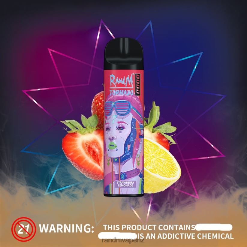 RandM Vape Wellington - RandM Tornado 8000 Airflow Control Vape Device 1Pc Pina Colada 60664B252