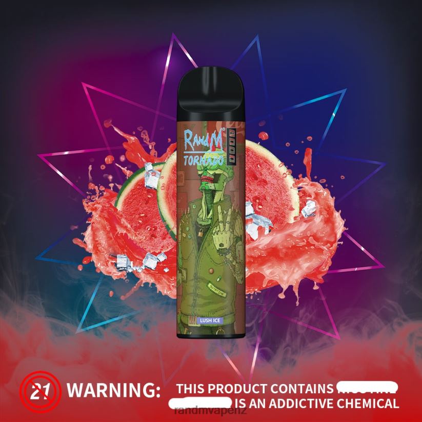 RandM Vape Wellington - RandM Tornado 8000 Airflow Control Vape Device 1Pc Pina Colada 60664B252