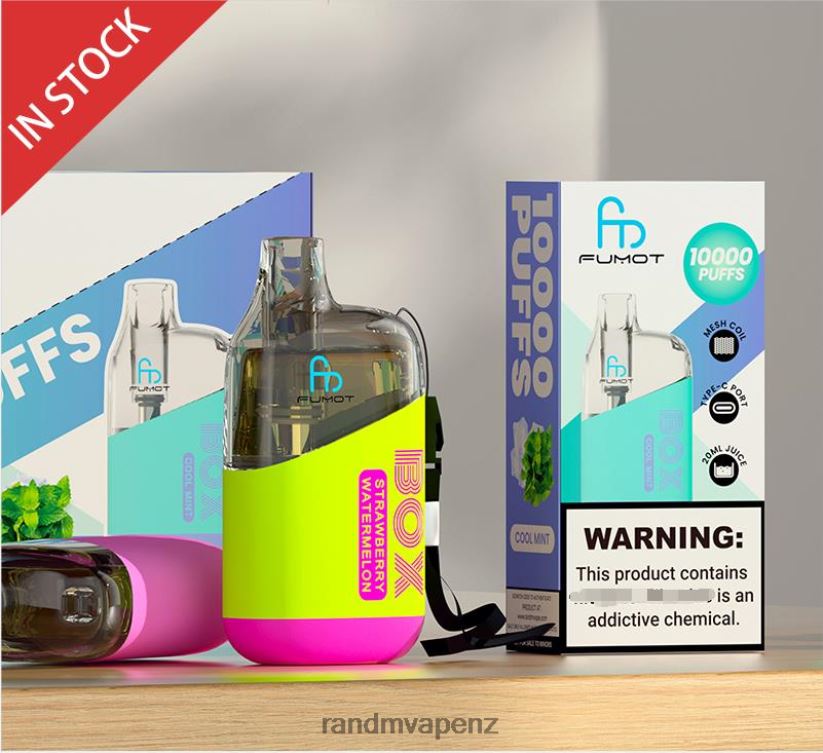 RandM Vape Flavours - Fumot Original RandM Tornado Box 10000 Airflow Control Vape Device 1Pc Strawberry Watermelon 60664B93